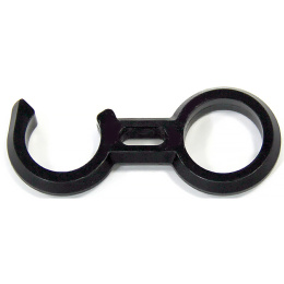 Крючок фиксатор трапа 22 мм черный (040545BT, 10269485)